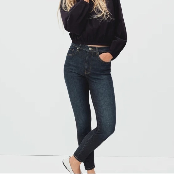 Everlane The High Rise Skinny Jean Ankle 26 - Picture 1 of 8